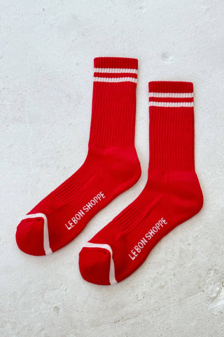 EXTENDED Boyfriend Socks (wholesale): Milk