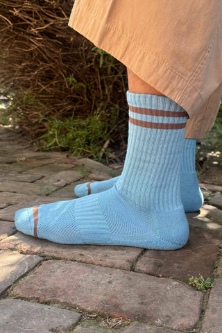 EXTENDED Boyfriend Socks (wholesale): Ice