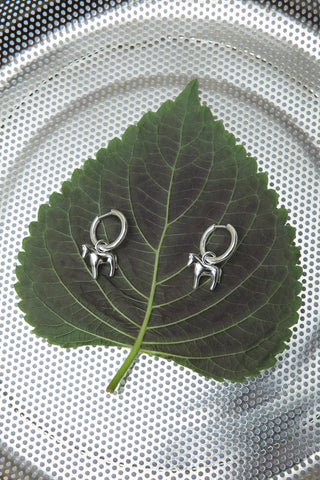 Kara Yoo Lunar Horse Hoops - Sterling Silver