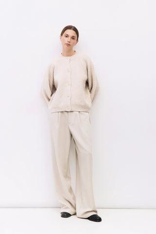 All Row The Juna Cardigan in Cream