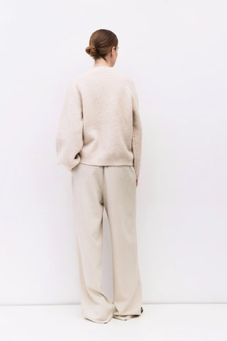 All Row The Juna Cardigan in Cream