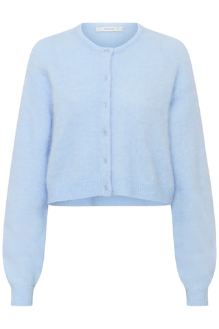 Gestuz Debbie Short Cardigan - Blue Finch Melange