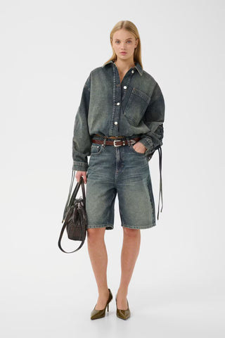 Gestuz Susara Shirt - Blue/Green Wash