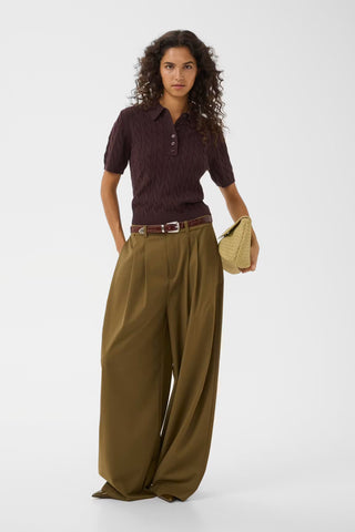 Gestuz Thilla Polo Pullover - Mole