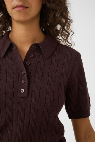 Gestuz Thilla Polo Pullover - Mole