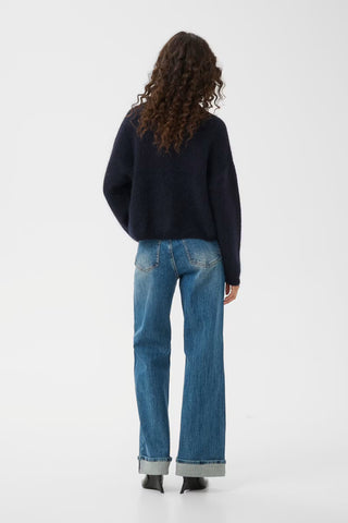 Gestuz Debbie Cardigan - Navy Melange