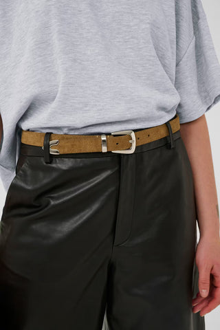 Gestuz Gilsa Mel Tee in Light Grey