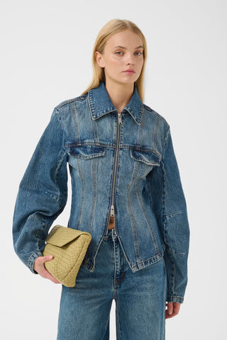 Gestuz Melu Jacket - Classic Mid Blue