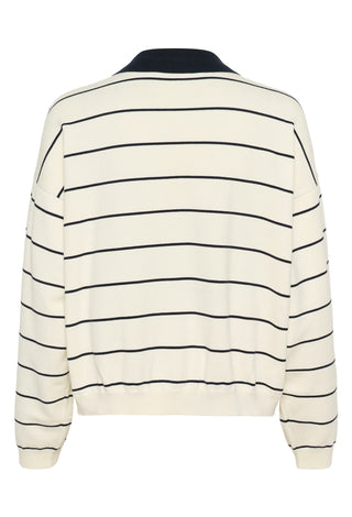 Gestuz Taige Polo Pullover - Egret/Skycaptain