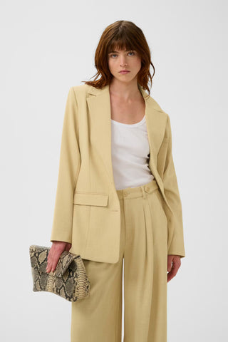 Gestuz Stacy Blazer - Pale Hay Melange