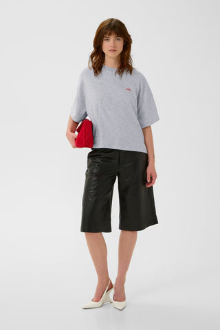 Gestuz Gilsa Mel Tee in Light Grey