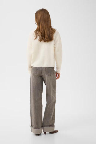 Gestuz Gzalpha Short Cardigan in Ivory