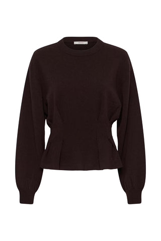 Gestuz Gzmanzi Waist Pullover in Ganache