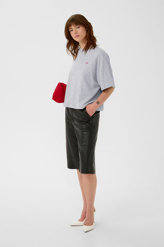 Gestuz Gilsa Mel Tee in Light Grey