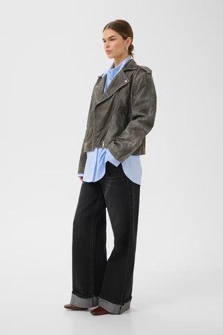 Gestuz Gznaomi Vintage Jacket in Cold Vintage Grey