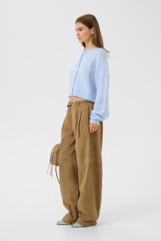 Gestuz Debbie Short Cardigan - Blue Finch Melange