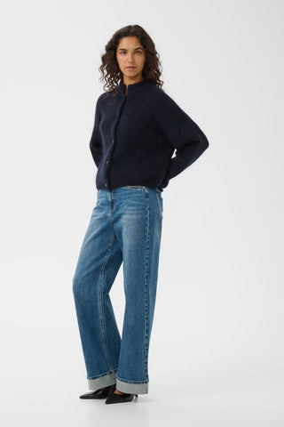 Gestuz Debbie Cardigan - Navy Melange