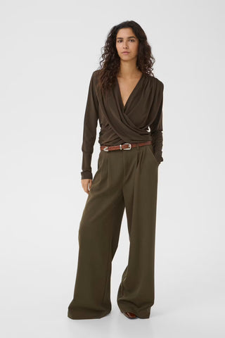 Gestuz Gzstacy Mw Pants in Slate Black Melange
