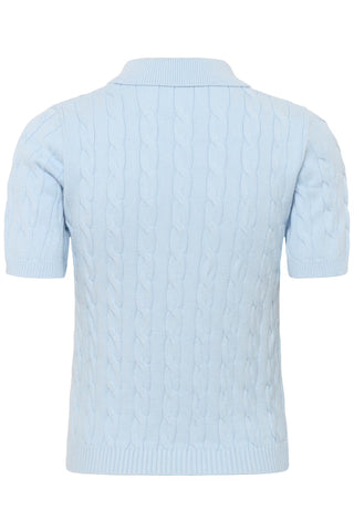 Gestuz Thilla Polo Pullover - Blue Finch