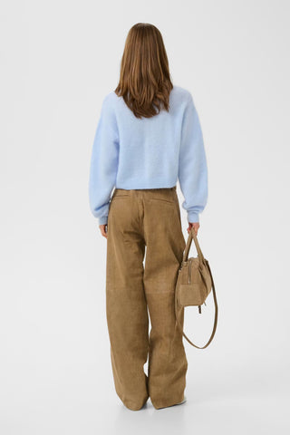 Gestuz Debbie Short Cardigan - Blue Finch Melange