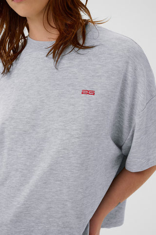 Gestuz Gilsa Mel Tee - Light Grey Mel