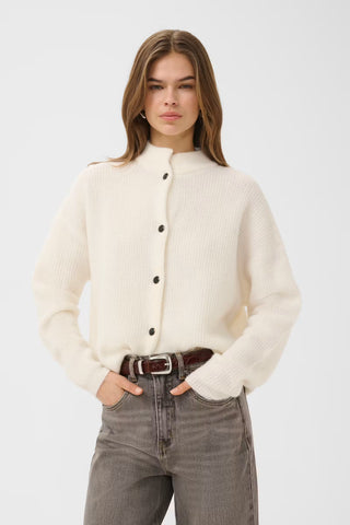 Gestuz Gzalpha Short Cardigan in Ivory