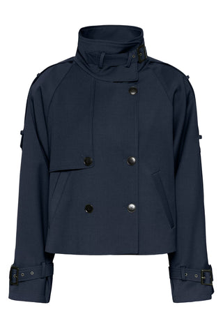 Gestuz Avic Short Trench - Sky Captain