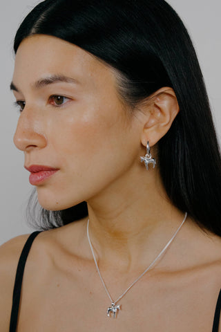 Kara Yoo Lunar Horse Hoops - Sterling Silver