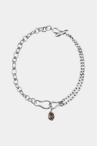 Kara Yoo Ramona Necklace + Ami Charm - Butter / Gold Plated Brass