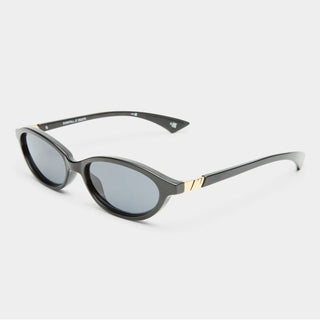 Le Specs Duskfall Sunglasses - Black Smoke Mono