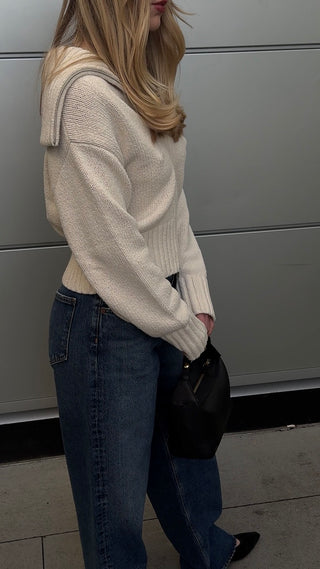 Samsoe Sajasmin Zip - Bone White