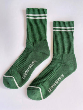 Boyfriend Socks (wholesale): Lt. Grey