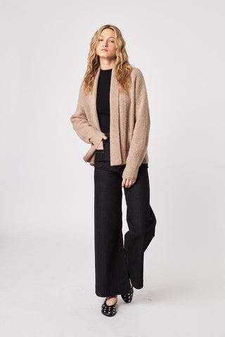 John + Jenn Noah Cardigan in Latte