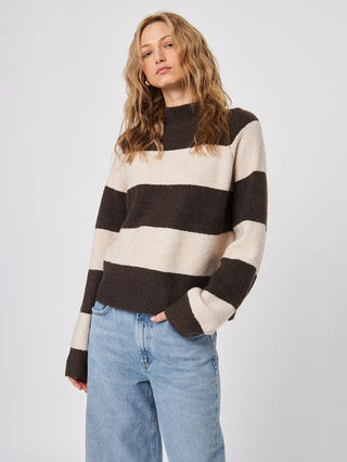 John + Jenn Edison Sweater - Iced Mocha