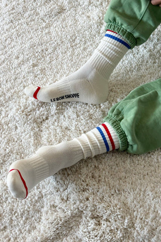 EXTENDED Boyfriend Socks (wholesale): Ice
