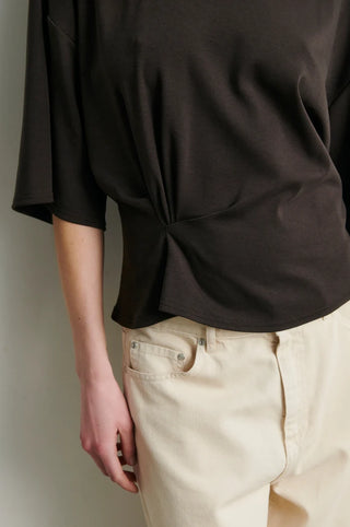 Second Female Missouri Tee - Dark Brown Melange