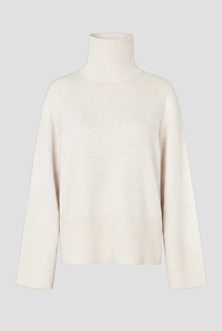 Second Female Alpha Knit T-Neck in Cream