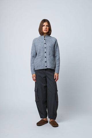 Line the Label Elsie Sweater in London Fog