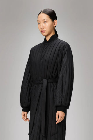 Rains Banja Liner W Coat in Black