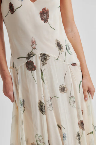Second Female Florala Strap Dress - Summer Sand