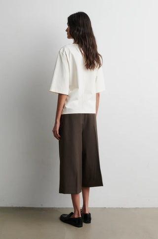 Second Female Arkai Drape Tee - Eggnog
