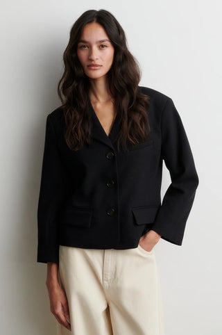 Second Female Sella Short Blazer - Black