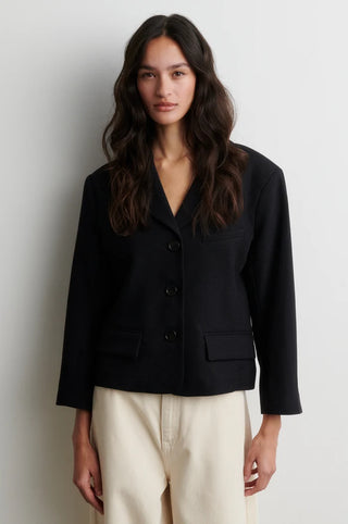 Second Female Sella Short Blazer - Black
