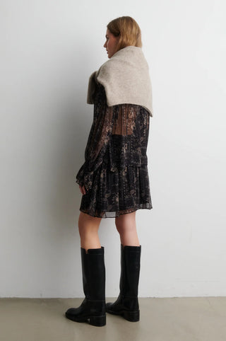 Second Female Paislia Frill Blouse in Black