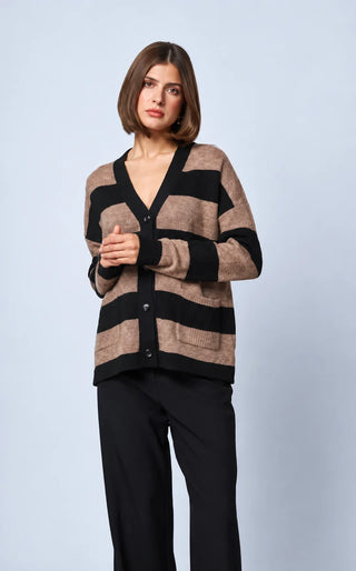 Line the Label Phillie Sweater in Charred Hickory