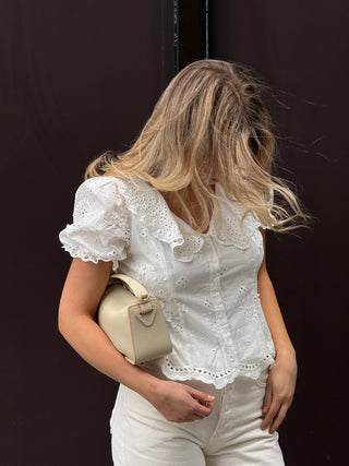 Heartloom Zelda Top - Eggshell
