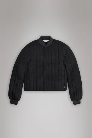 Rains Banja Liner Bomber W Jacket in Black