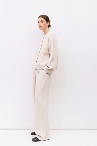 All Row The Juna Cardigan in Cream