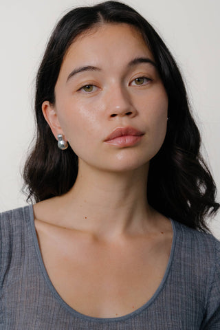 Kara Yoo Willa Studs Gold Plated Brass