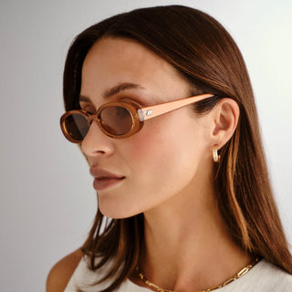 Le Specs Outta Love Sunglasses - Caramel